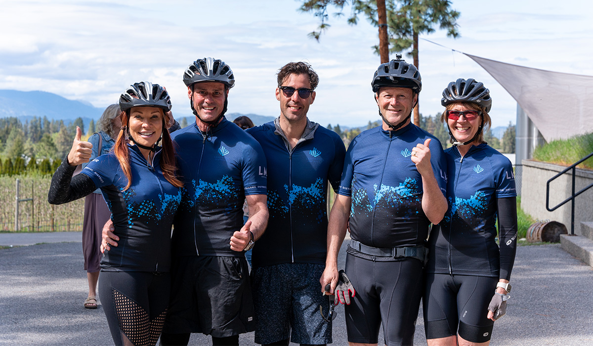 Landmark District Team at the 2022 HM Commercial Ride for Autism