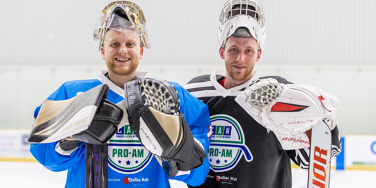Nick the Goalie and CAN Pro-Am player.